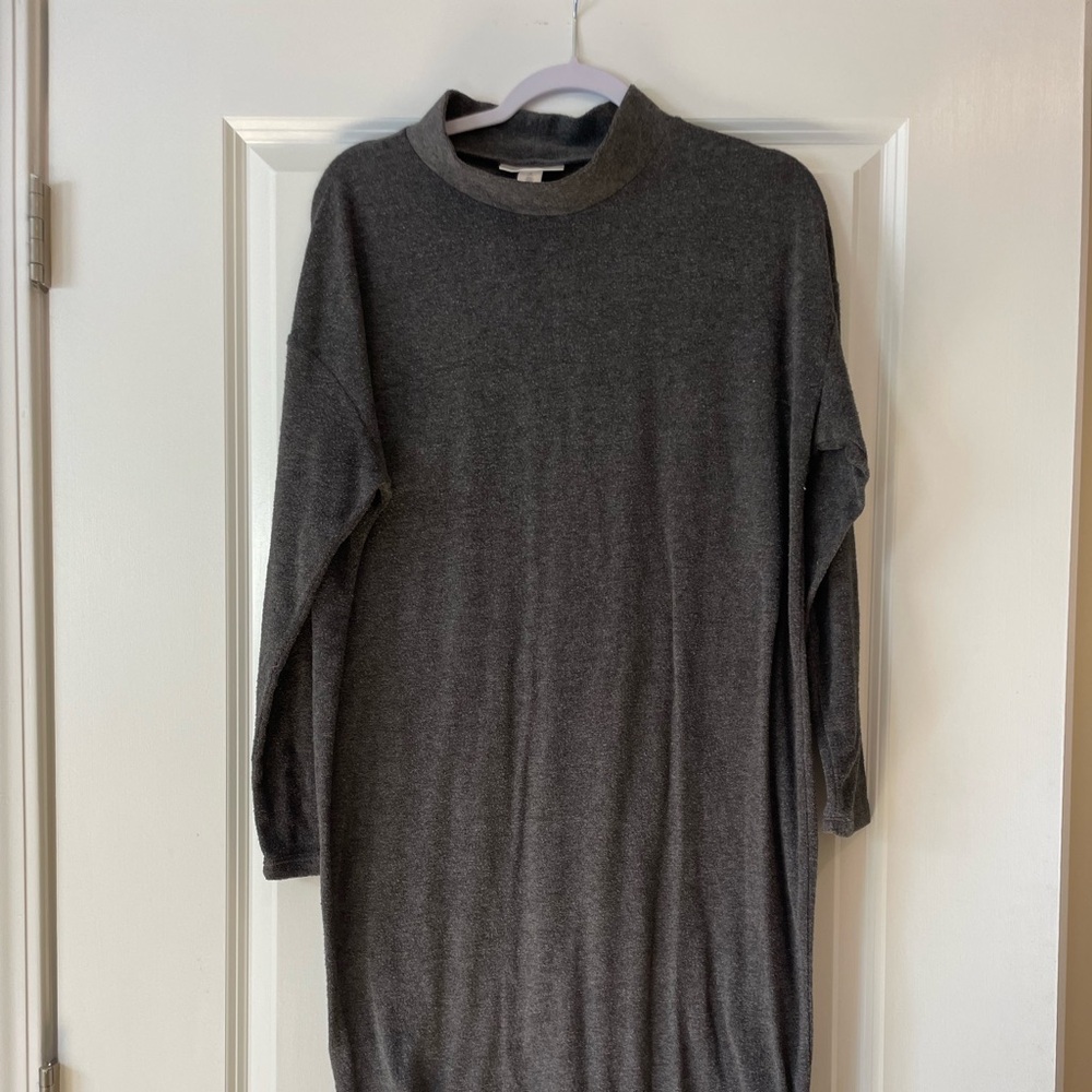 Motherhood Gray Maternity Sweater Dress